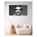 Expressive Mature Man Portrait Black and White Artistic Photography