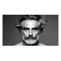 Expressive Mature Man Portrait Black and White Artistic Photography
