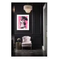 Ancient Statue with Umbrella Pop Art Pink
