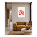 Πίνακας Call Your Mom Minimalist Red