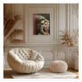 Classical Marble Statues with Red Dripping Paint