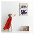Πίνακας Dream Big Σε Μπλε Απόχρωση