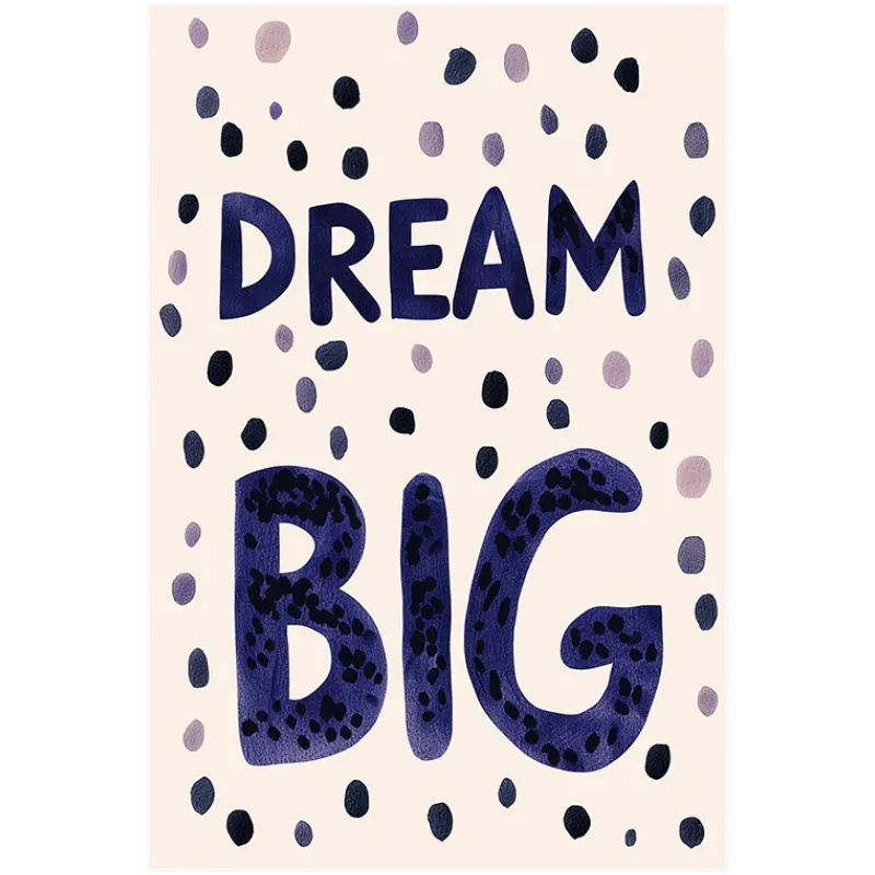 Πίνακας Dream Big Σε Μπλε Απόχρωση