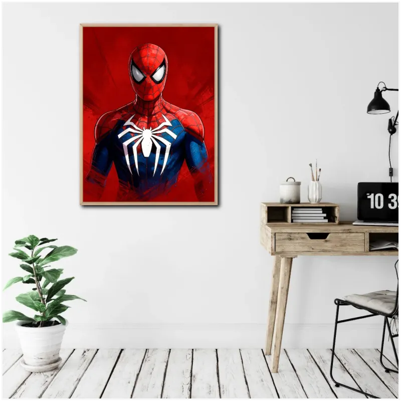 Πορτραίτο Spider-Man Δυναμική Φαντασία Κόκκινο Μπλε