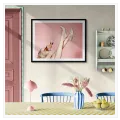 High Heels and Champagne Glass Pink Glamour