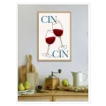 Ποτήρια Κρασιού Cin Cin Minimalist Red Blue