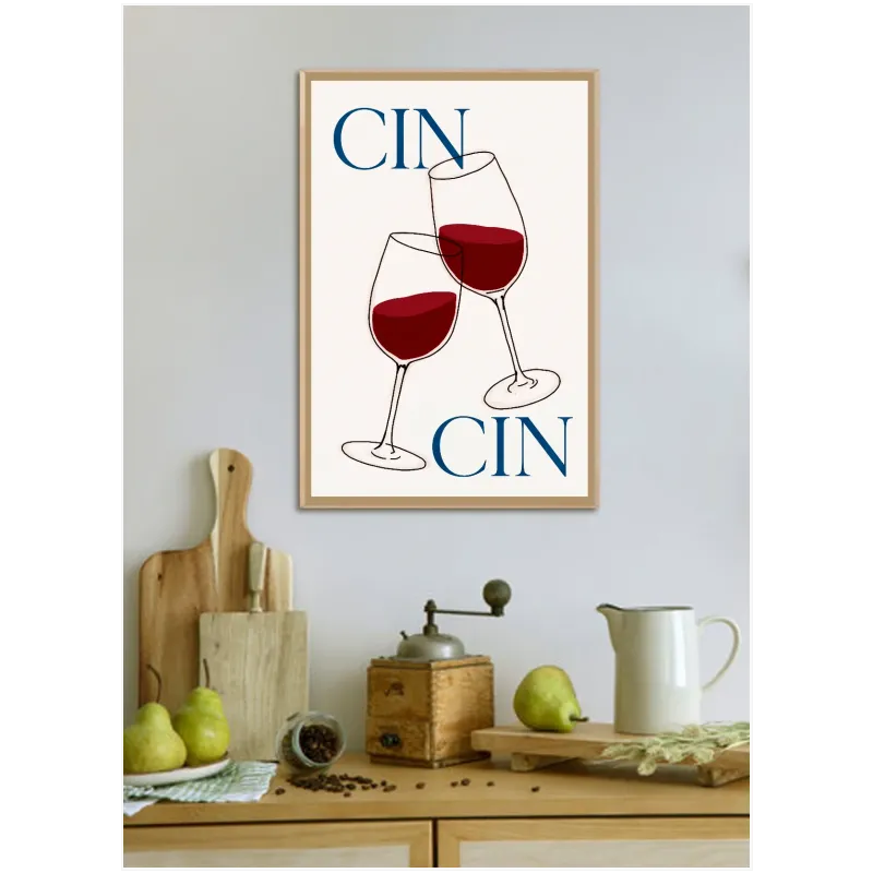 Ποτήρια Κρασιού Cin Cin Minimalist Red Blue