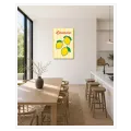 Αφίσα Limoncino Vintage Ρίγες Κίτρινο