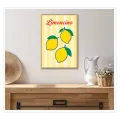 Αφίσα Limoncino Vintage Ρίγες Κίτρινο