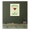 Πίνακας Espresso Martini Cocktail Retro Green